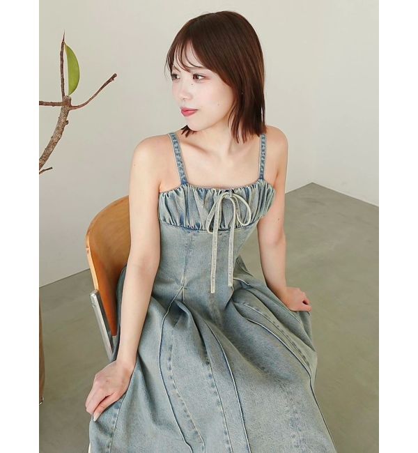 dazzlin「スイッチングステッチジャンスカ」|ワンピース|