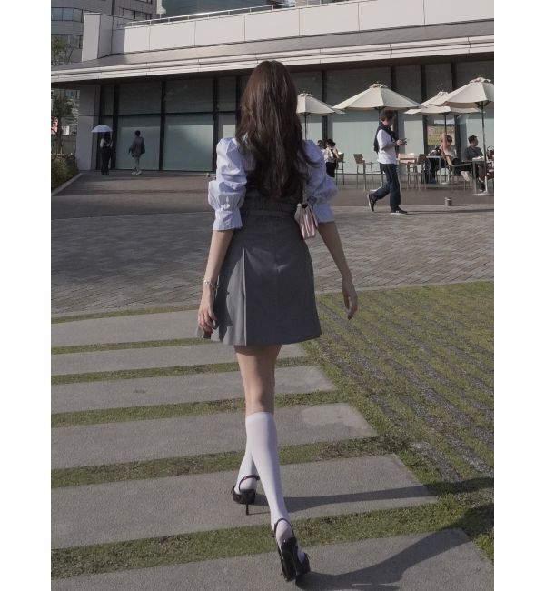 dazzlin「レイヤードシャツミニワンピース」|ワンピース|