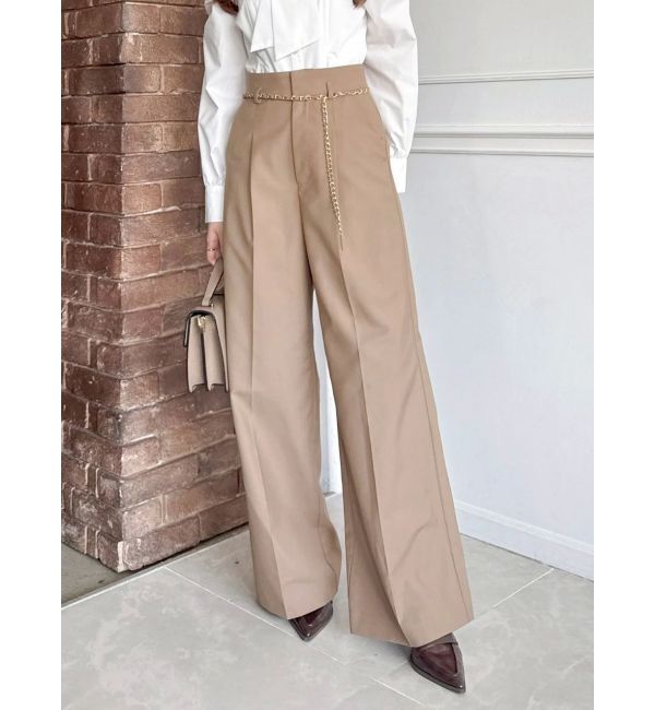 dazzlin「バリエーションワイドパンツ」|その他|キャメル