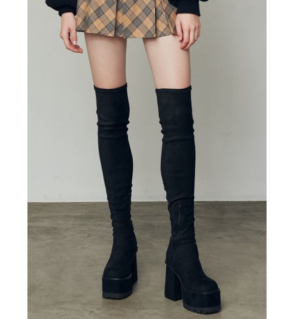 EMODA「スクエアフィットロングブーツ」|その他|