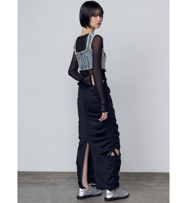 EMODA「チョーカーリボンシアートップ」|Tシャツ・カットソー|