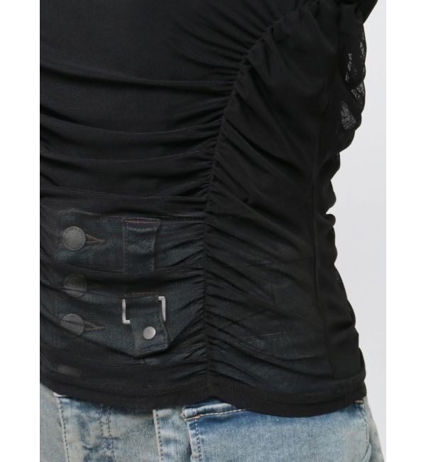 EMODA「チョーカーリボンシアートップ」|Tシャツ・カットソー|