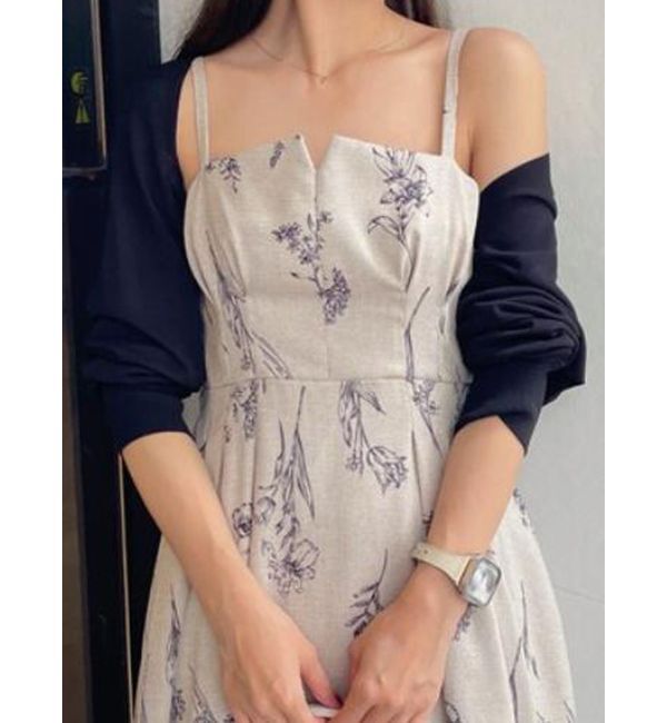 MERCURYDUO「ハイツイストナロースリーブボレロ」|カーディガン|ブラック