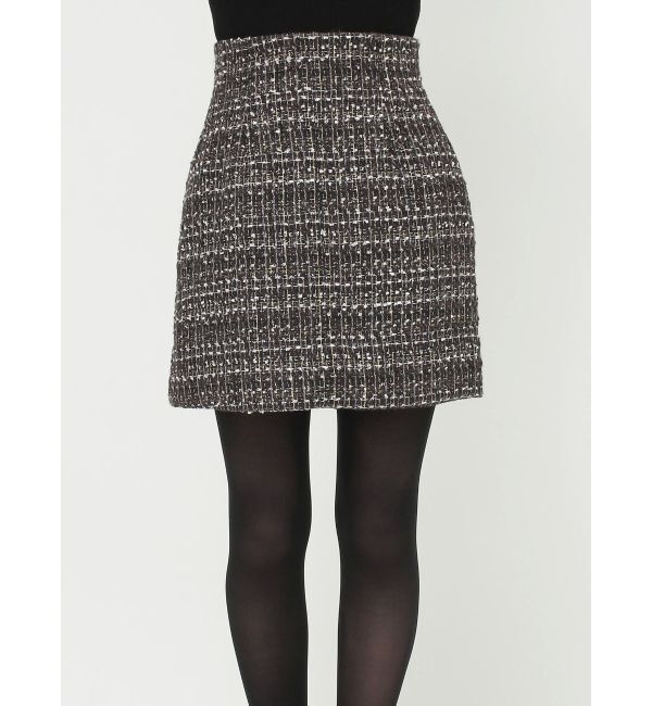 MERCURYDUO「【セットアップ着用可】ツイードミニスカート」|スカート|