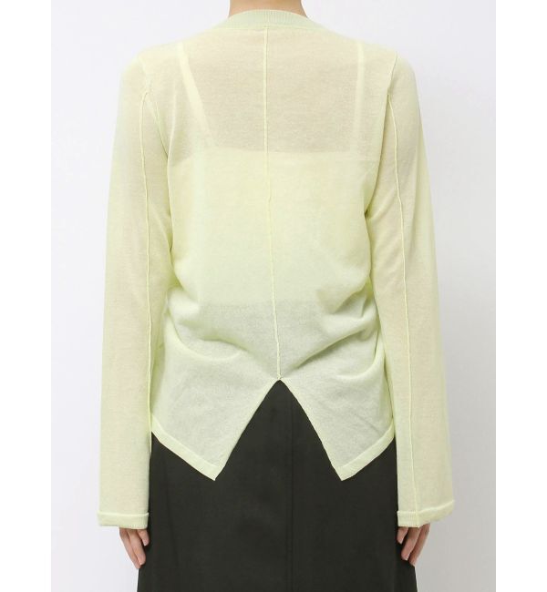 MERCURYDUO「【OUNNOUN】ドロストシアーニットカーデ」|カーディガン|