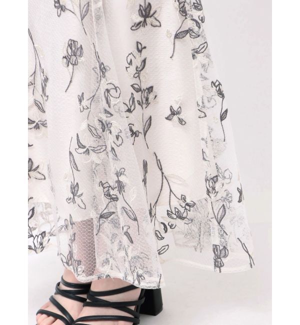 MERCURYDUO「エンブロイダリーマーメイドスカート」|スカート|