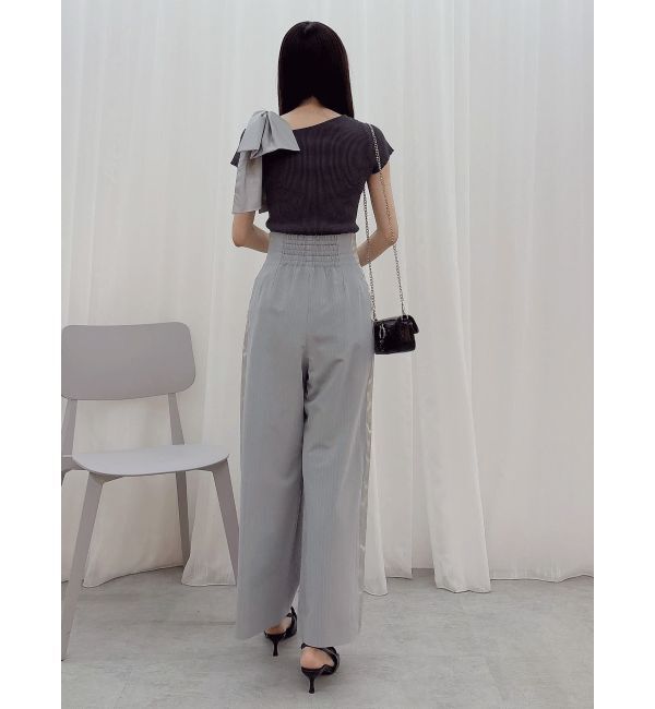 MERCURYDUO「【追加生産】BIGリボン付きニットトップス」|ニット・セーター|