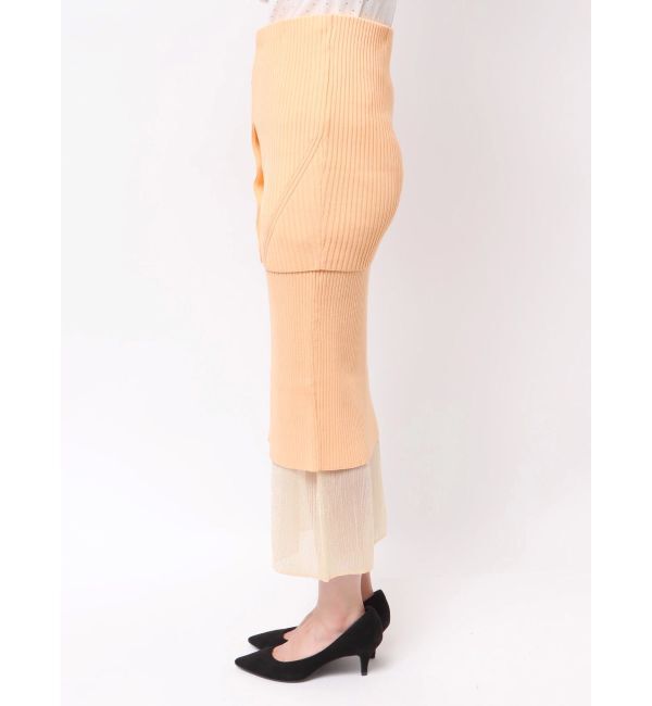 MERCURYDUO「【OUNNOUN】マルチWAYレイヤードスカート」|スカート|