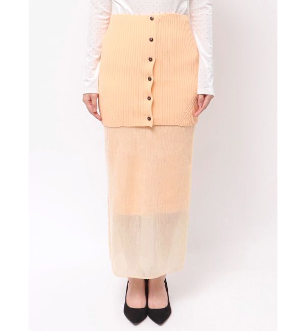 MERCURYDUO「【OUNNOUN】マルチWAYレイヤードスカート」|スカート|