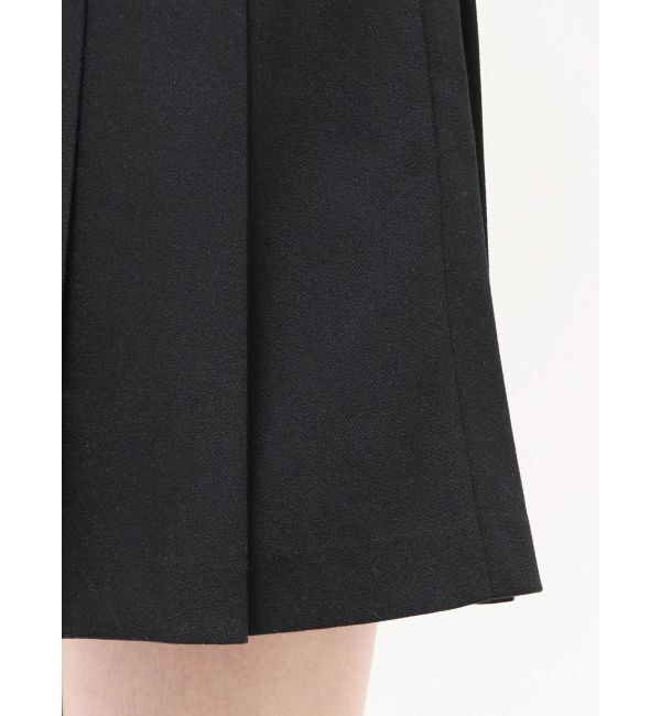 MERCURYDUO「ベルト付きチェックプリーツミニスカパン」|スカート|