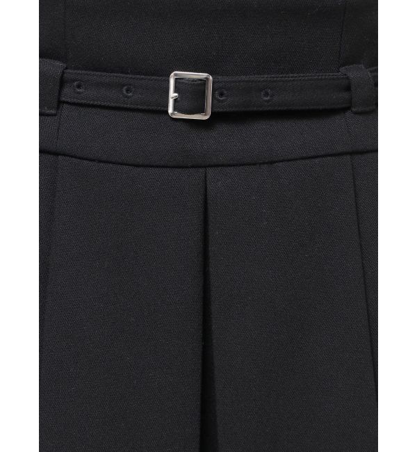 MERCURYDUO「ベルト付きチェックプリーツミニスカパン」|スカート|