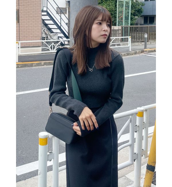 MURUA「クロップトメランジニット」|ニット・セーター|