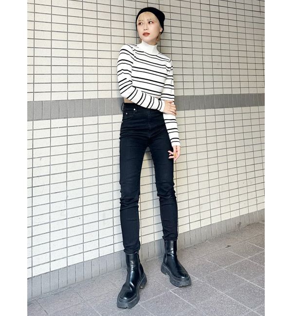 MURUA「クロップトメランジニット」|ニット・セーター|