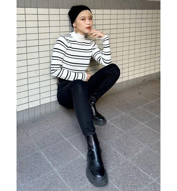 MURUA「クロップトメランジニット」|ニット・セーター|