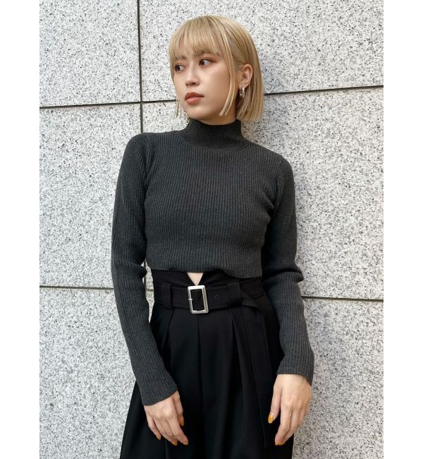 MURUA「クロップトメランジニット」|ニット・セーター|