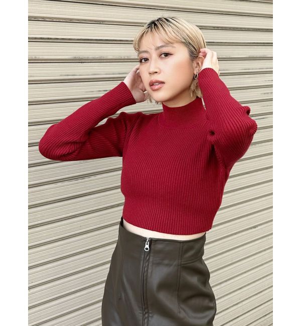 MURUA「クロップトメランジニット」|ニット・セーター|