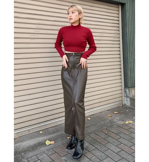 MURUA「クロップトメランジニット」|ニット・セーター|