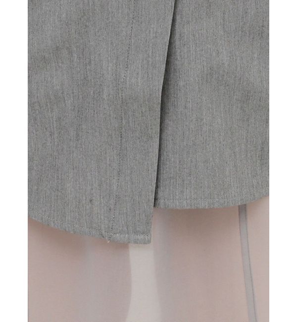 MURUA「ウエストフラップシアーレイヤードスカート」|スカート|