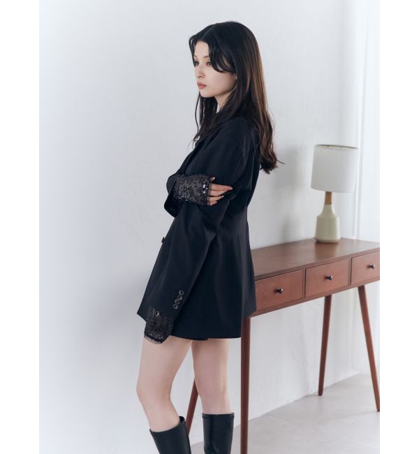 MURUA「シェイプウエストオーバージャケット」|テーラードジャケット|