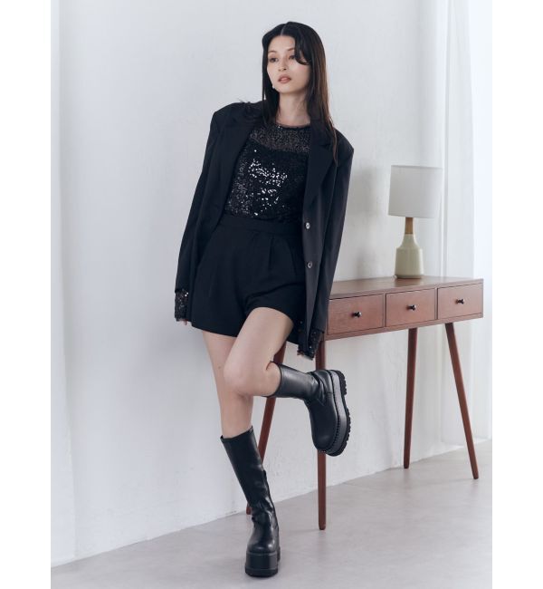 MURUA「シェイプウエストオーバージャケット」|テーラードジャケット|