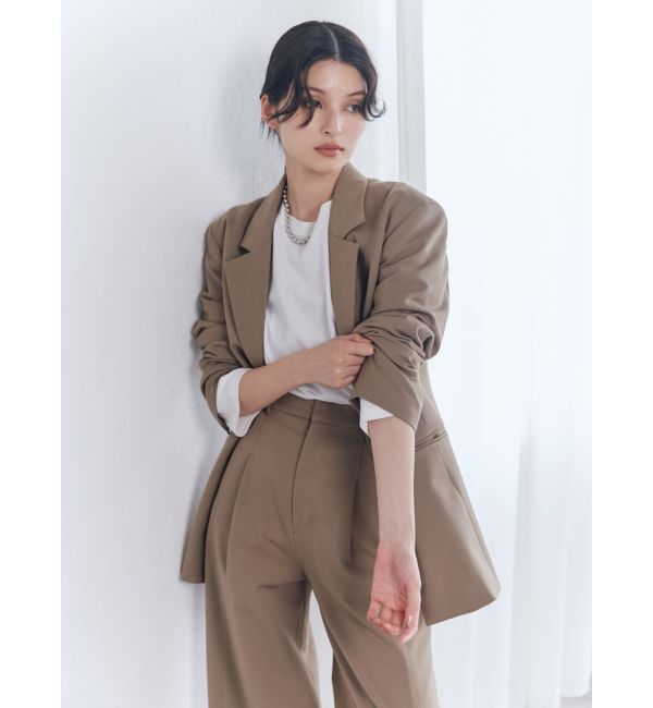 MURUA「シェイプウエストオーバージャケット」|テーラードジャケット|