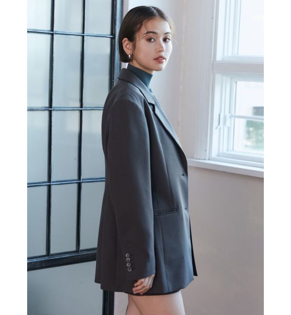 MURUA「シェイプウエストオーバージャケット」|テーラードジャケット|