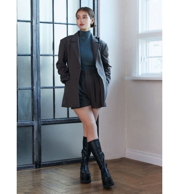 MURUA「シェイプウエストオーバージャケット」|テーラードジャケット|