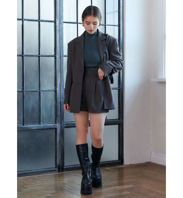 MURUA「シェイプウエストオーバージャケット」|テーラードジャケット|