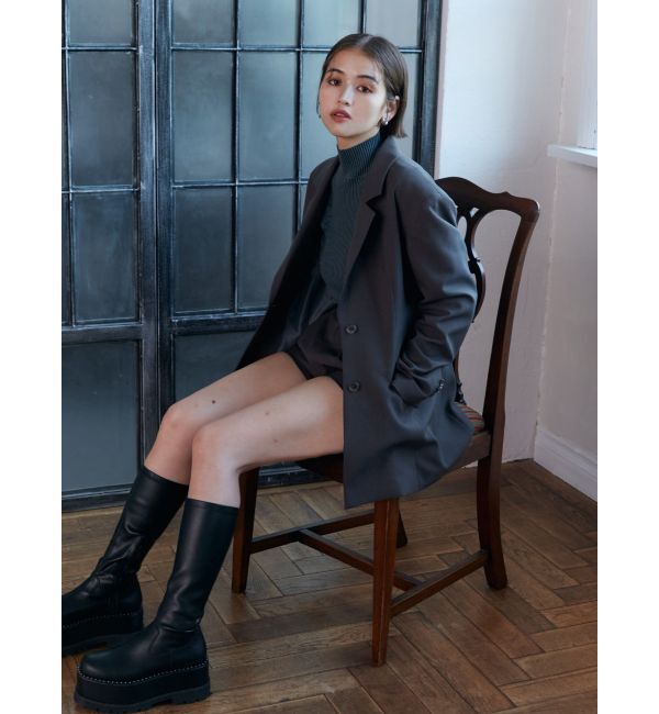 MURUA「シェイプウエストオーバージャケット」|テーラードジャケット|