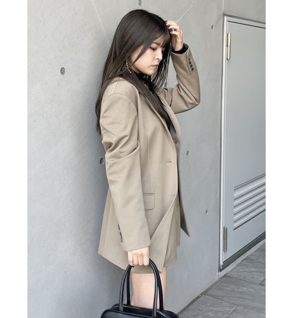 MURUA「シェイプウエストオーバージャケット」|テーラードジャケット|