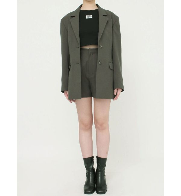 MURUA「シェイプウエストオーバージャケット」|テーラードジャケット|