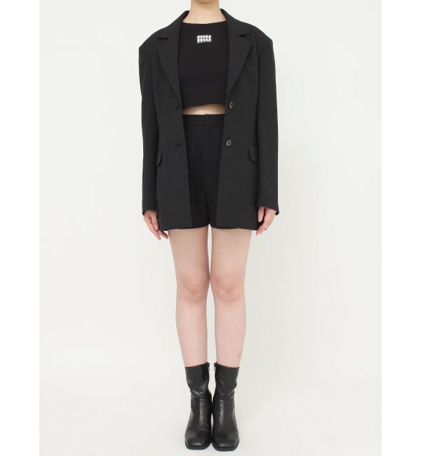 MURUA「シェイプウエストオーバージャケット」|テーラードジャケット|