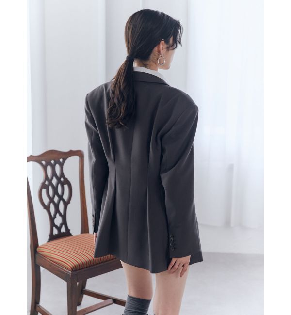 MURUA「シェイプウエストオーバージャケット」|テーラードジャケット|
