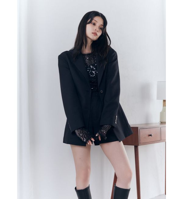 MURUA「シェイプウエストオーバージャケット」|テーラードジャケット|