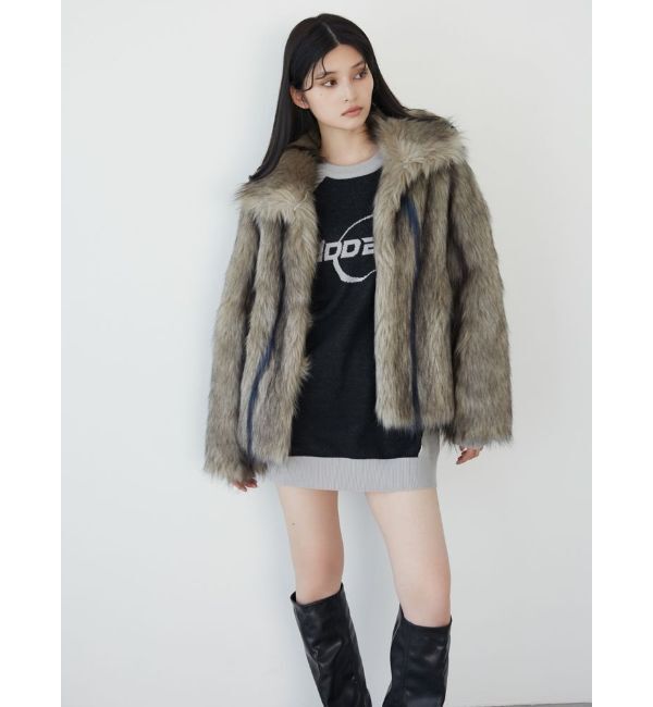 MURUA「レーサージャカードニットワンピース」|ワンピース|