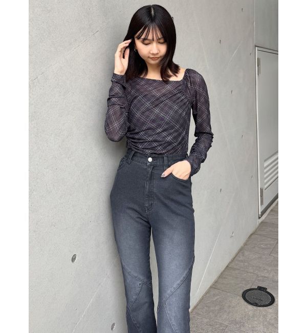 MURUA「スウィッチングスタッズデニム」|デニム|