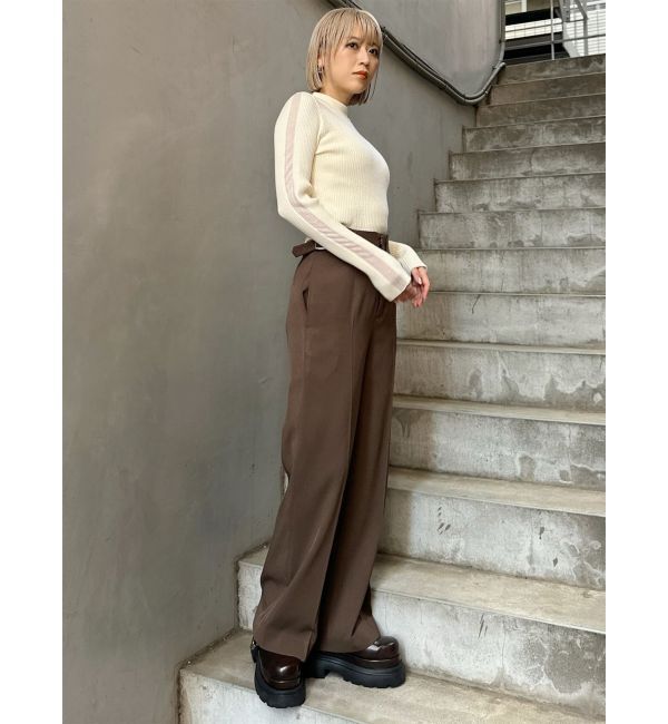 MURUA「サイドベルトパンツ【セットアップ着用可】」|その他|