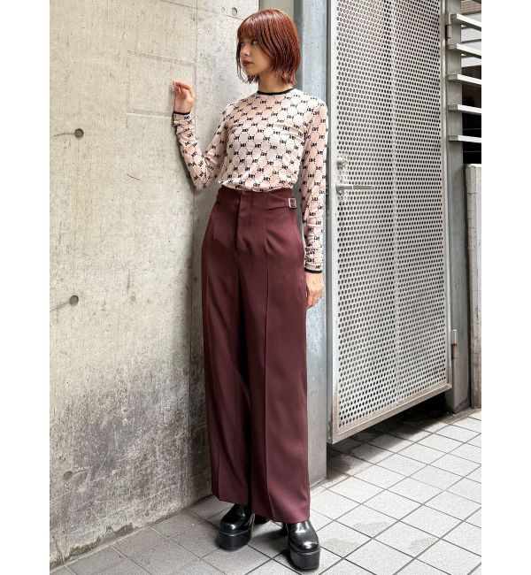 MURUA「サイドベルトパンツ【セットアップ着用可】」|その他|