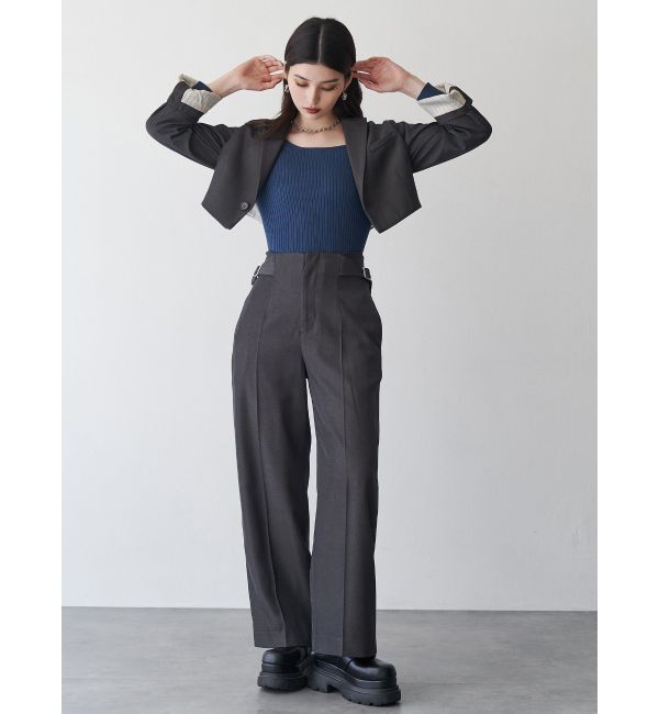 MURUA「サイドベルトパンツ【セットアップ着用可】」|その他|