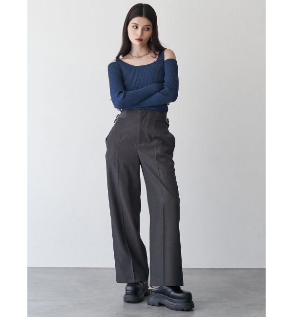 MURUA「サイドベルトパンツ【セットアップ着用可】」|その他|