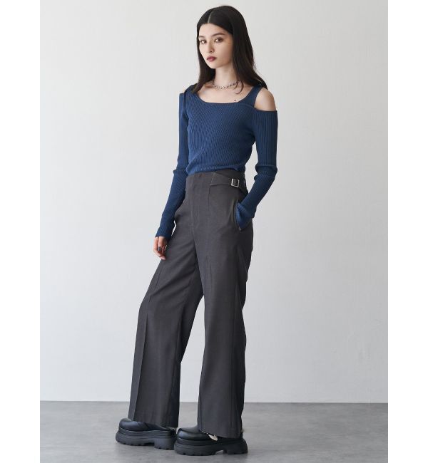 MURUA「サイドベルトパンツ【セットアップ着用可】」|その他|