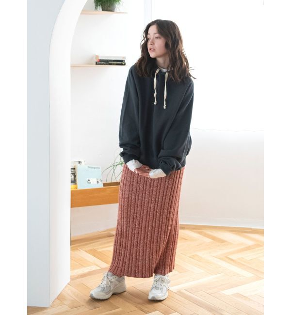 Ungrid「メランジリブニットスカート」|スカート|