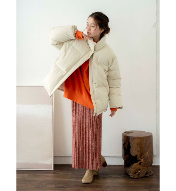 Ungrid「メランジリブニットスカート」|スカート|