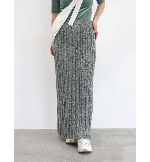 Ungrid「メランジリブニットスカート」|スカート|