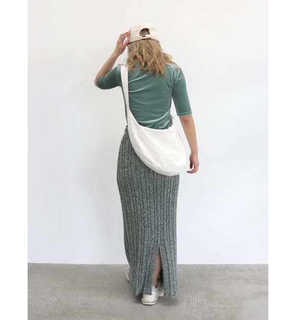 Ungrid「メランジリブニットスカート」|スカート|