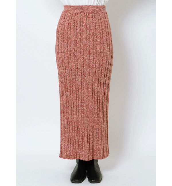Ungrid「メランジリブニットスカート」|スカート|