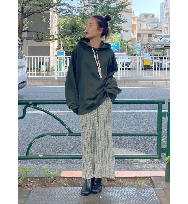 Ungrid「メランジリブニットスカート」|スカート|