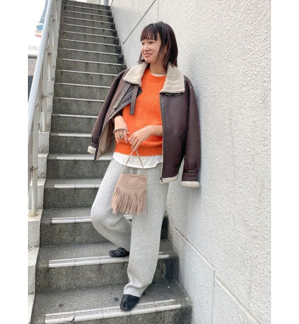 Ungrid「カラーモヘア混ルーズニット」|ニット・セーター|