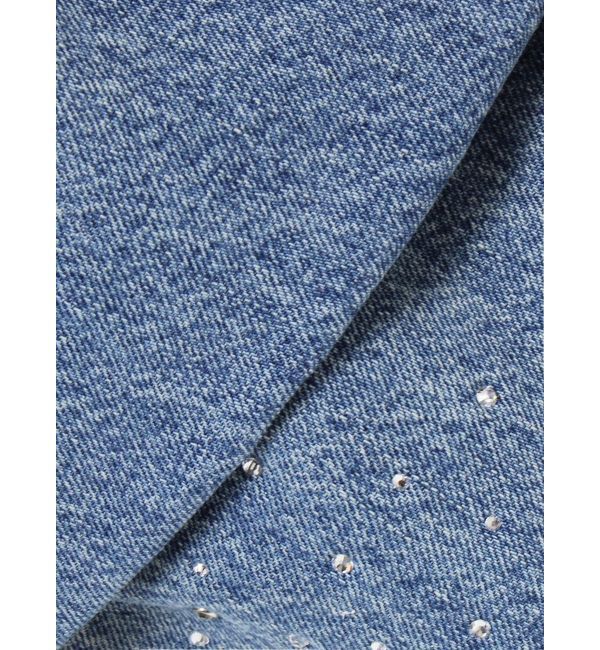 Ungrid「ビジューデザインルーズデニム」|デニム|