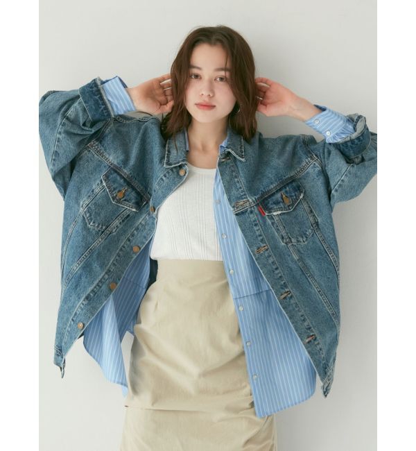 Ungrid「ビッグシルエットデニムジャケット」|デニムジャケット|